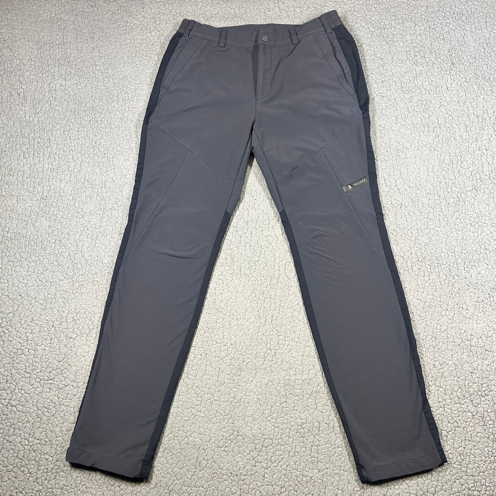 Millet Hiking Pants Men 30 Elastic Waist Outdoor Technical Grey Gorpcore
